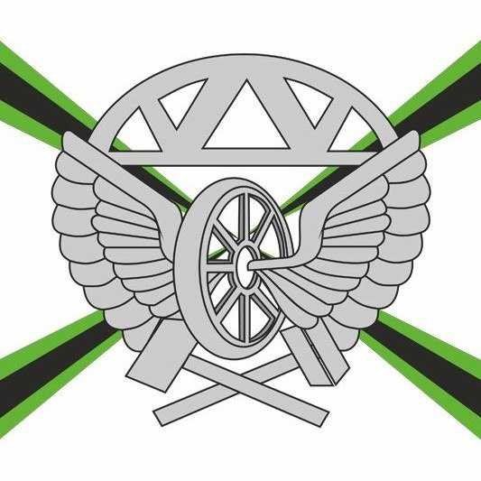 Флаг железнодорожные войска