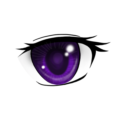 Аниме глаза на белом фоне