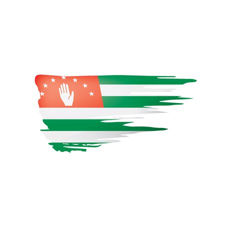 Абхазский флаг вектор
