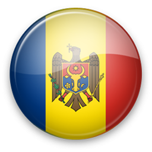 Флаг Молдовы круглый