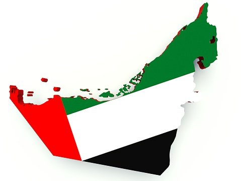 Флаг арабских Объединенных арабских Эмиратах