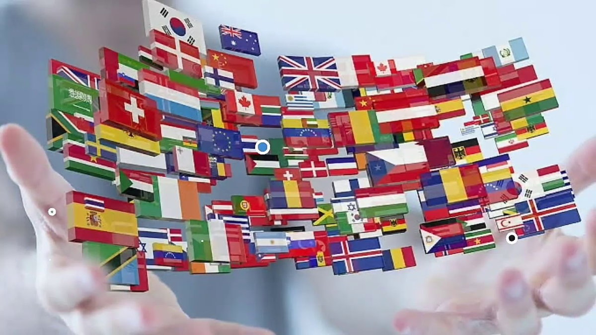 Увидим много стран. Флаги государств. Иностранные государства.