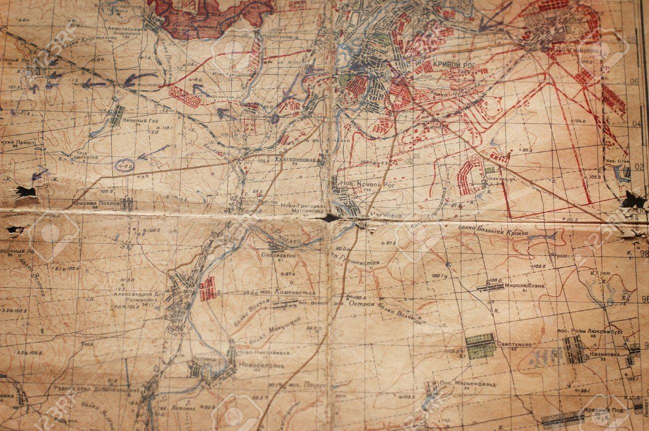 Старые военные карты