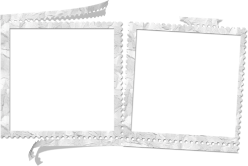 Рамка двойная на прозрачном фоне