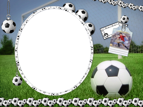 Футбольная рамка для фотошопа
