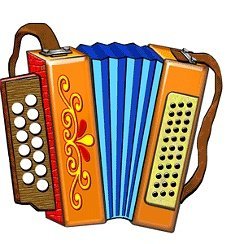 Гармошка мультяшная
