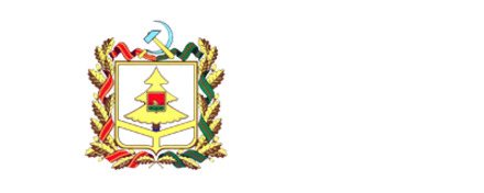 Герб Брянской области черно белый