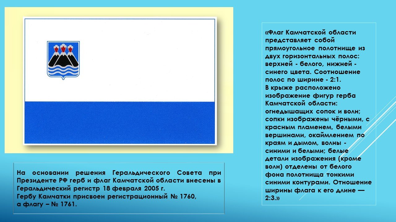 Герб петропавловска камчатского. Флаг Камчатского края.