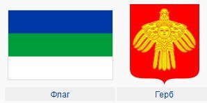 Коми флаг и герб