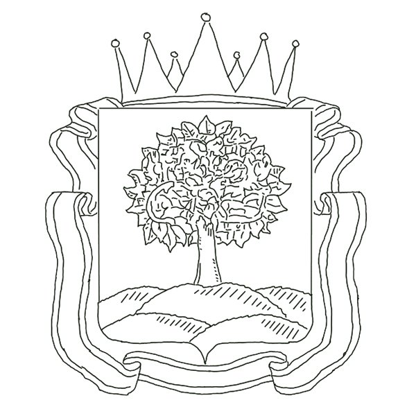 Герб Липецка трафарет