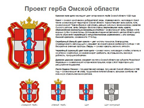 Герб Омской области 2020