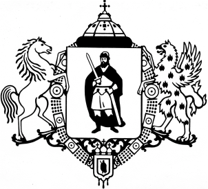 Герб Рязани черно-белый