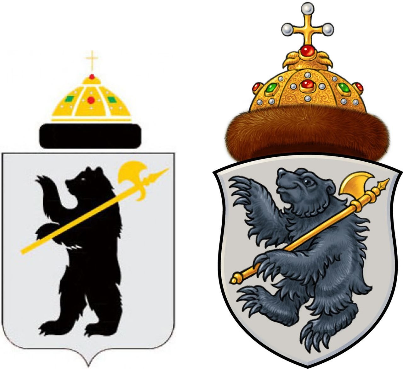 Герб Ярославля. Ярославль символ города. Герб мэрии Ярославля. Медведь на гербе Ярославля.