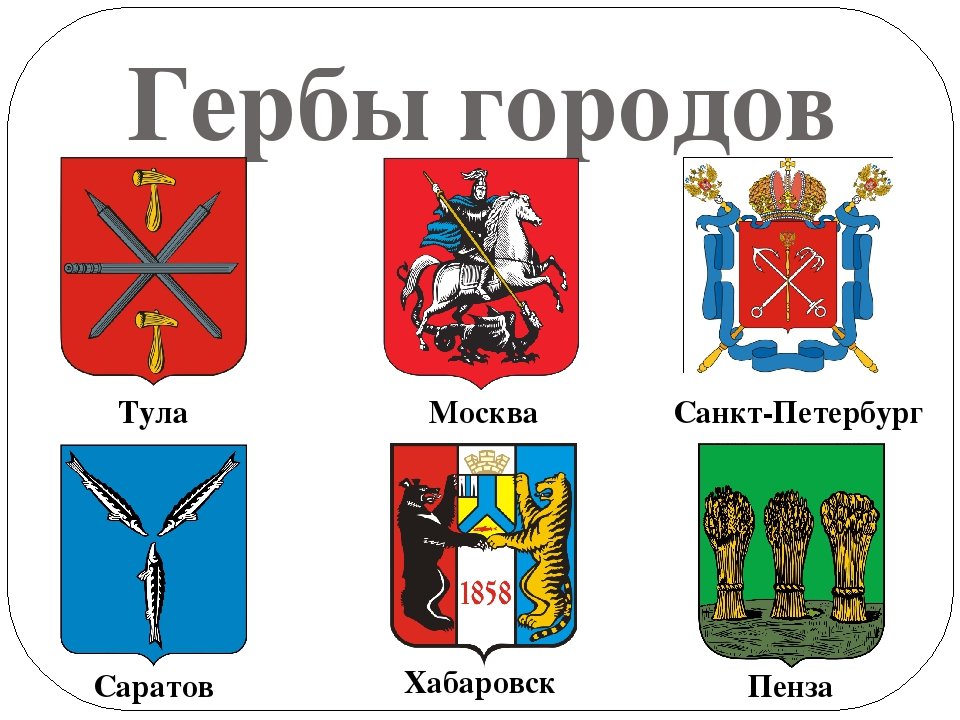 Гербы городов россии окружающий мир