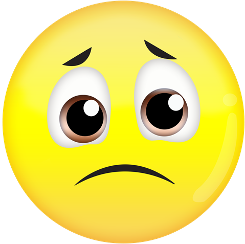 Грустный смайлик