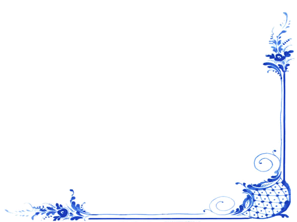 Рамка Гжель