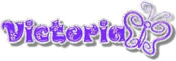 Красивая надпись имени Виктория