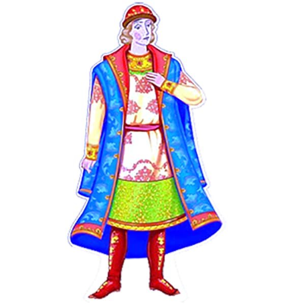 Князь Гвидон на белом фоне