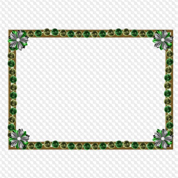 Малахитовая рамка