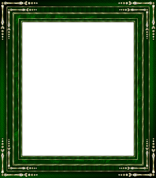 Рамка изумрудного цвета