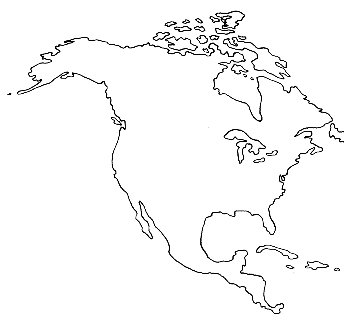Северная америка рисунок материка. Контур материка Северная Америка. Контур материка Южная Америка. Контуры материков Северная Америка. Контур материкоюжная Америка.