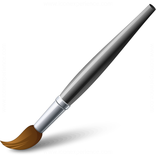 Кисти для рисования на белом фоне