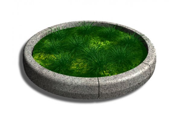 Клумба без цветов