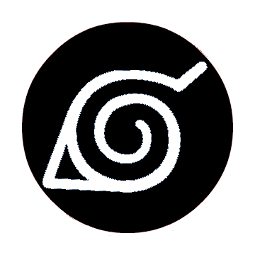 Наруто символ Конохи