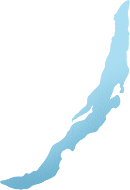 Контур озера Байкал