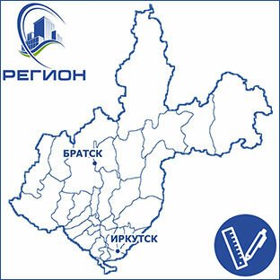 Усть-Илимск на карте Иркутской области