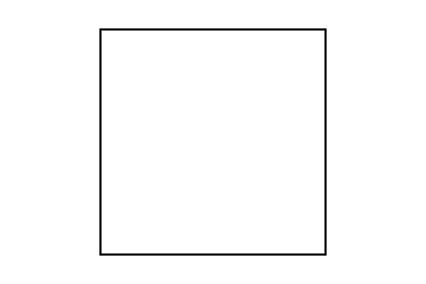 Черная рамка квадрат