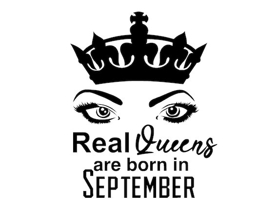 Королевы рождаются в сентябре вектор