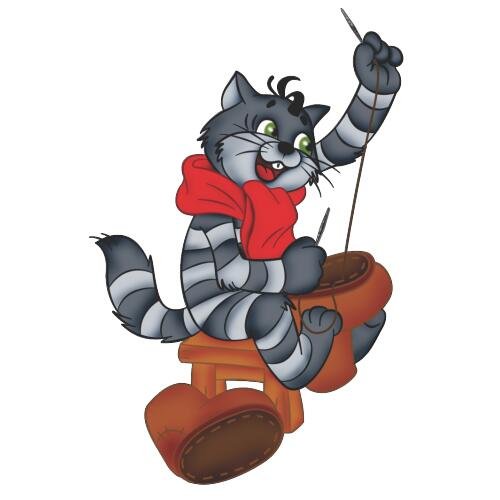 Кот Матроскин на прозрачном фоне