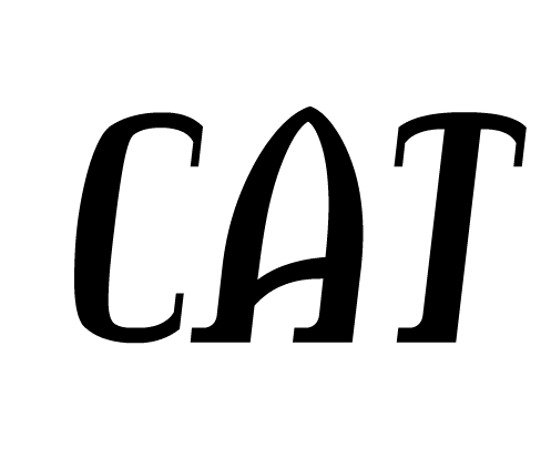 Красивая надпись Cat