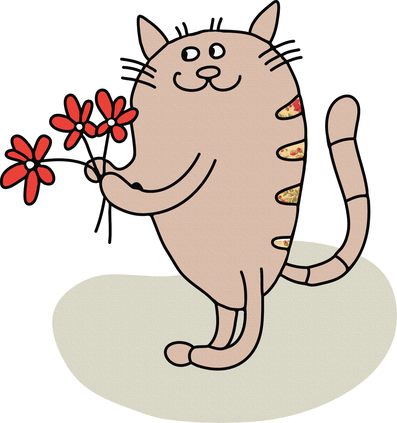 Мультяшный кот. Мультяшный кот с цветами. Рисовать котика. Прикольные мультяшные коты. Рисунок кота с цветами