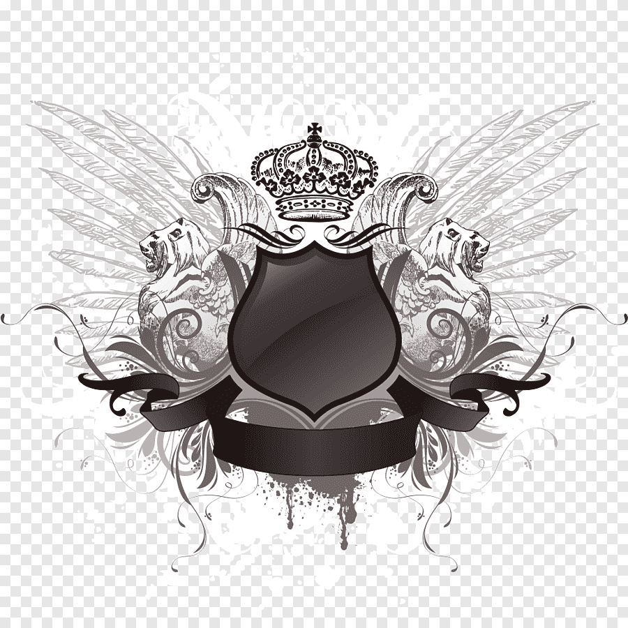 Герб корона какого города. Красивые эмблемы. Имперская корона чёрная для герба. Щит с крыльями и короной. Щит с короной вектор.