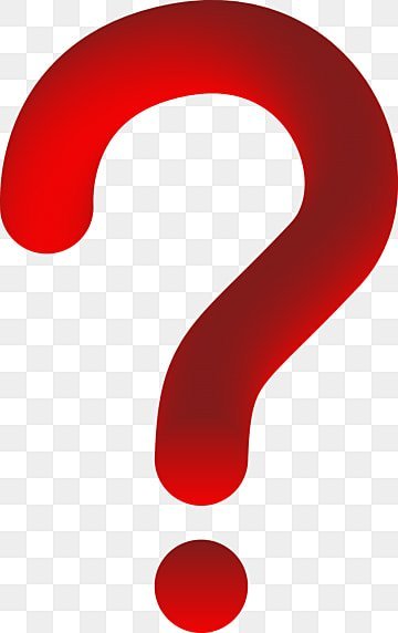 Красный знак вопроса на белом фоне