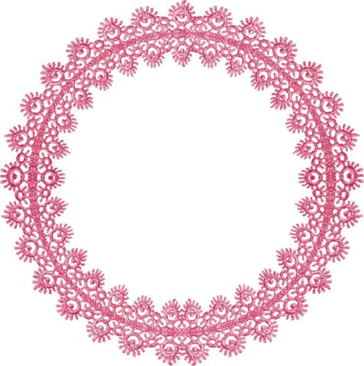 Круглая ажурная рамка