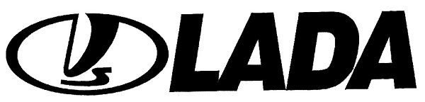 Трафарет надпись Лада
