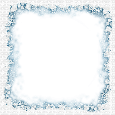 Квадратная зимняя рамка