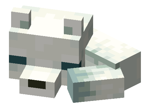 Снежная лиса из МАЙНКРАФТА