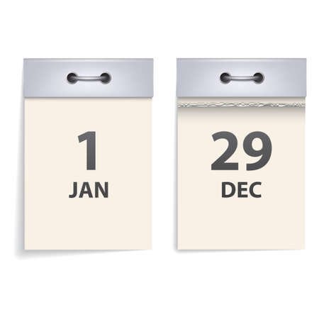 Лист отрывного календаря