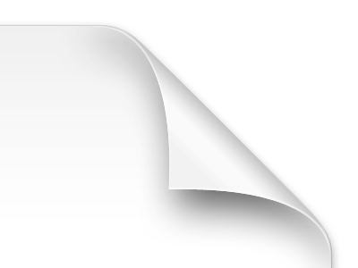 Бумага с загнутым уголком