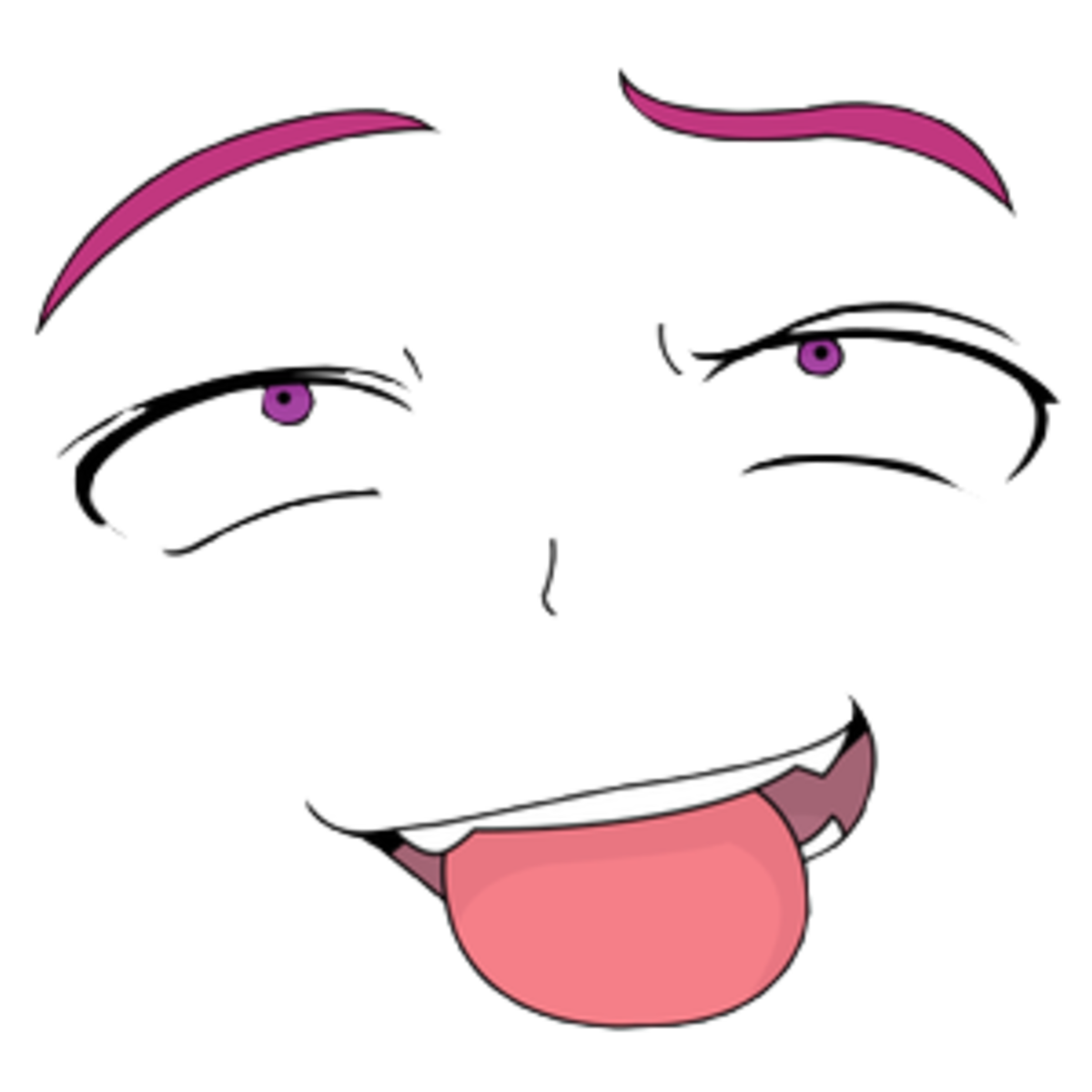 Ахегао фейс. Animated face