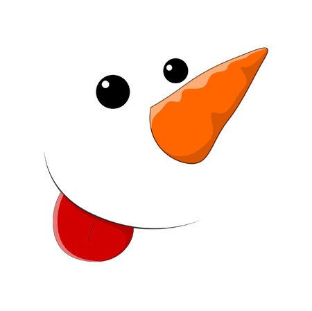 Нос снеговика