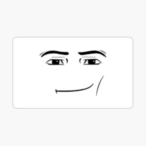 Лицо РОБЛОКС мужчина Мем