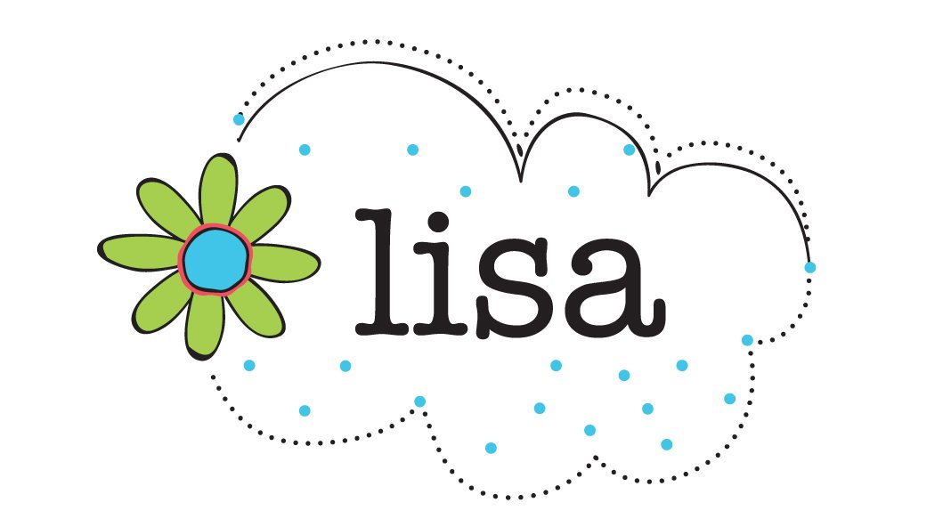 My name is lisa. Имя иллюстрация.