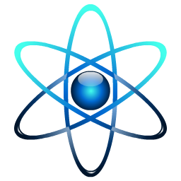 Символ атома без фона