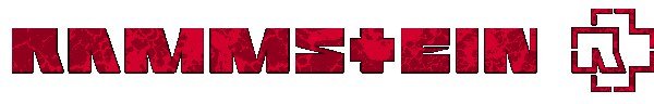 Rammstein надпись без фона