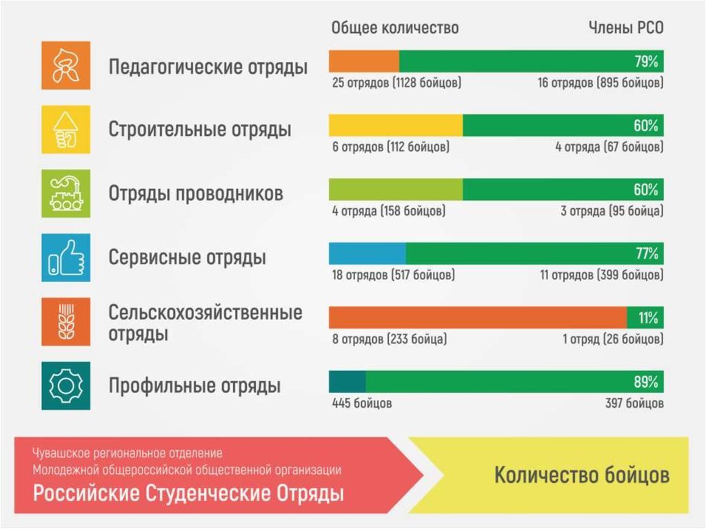 Российские студенческие отряды направления. Направления деятельности студенческих отрядов. Направления РСО. Направления отрядов РСО. Статистика студенческих отрядов.